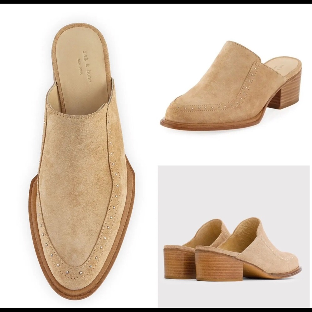 Rag & Bone Suede Mules